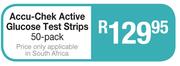 Accu-Chek Active Glucose Test Strips 50 Pack