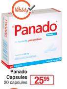 Panado Capsules 20 Capsules