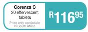 Corenza C 20 Effervescent Tablets