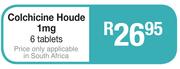 Colchicine Houde 1 mg 6 Tablets