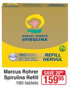 Marcus Rohrer Spirulina Refill 180 Tablets