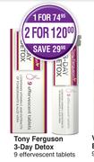 Tony Ferguson 3 Day Detox 9 Effervescent Tablets