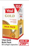 Vital Gold Bulk Pack 90 Softgel Capsules