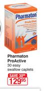 Pharmaton Pro Active 30 Easy Swallow Caplets