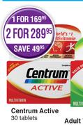 Centrum Active 30 Tablets