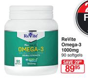 Revite Omega-3 1000 mg 90 Softgels