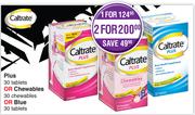 Caltrate Plus 30 Tablets Or Chewables 30 Chewables Or Blue 30 Tablets-For 2