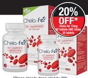 Chela Fer 24 mg 30 Tablets