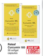 Releaf Curcumin 185 30 Softgel Capsules-Each