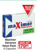 Maximor Advance Value Pack 6 Capsules-Per Pack