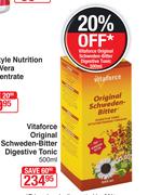 Vitaforce Original Schweden Bitter Digestive Tonic-500ml
