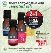 Soil Aromatherapy Oils Assorted-10ml Each