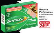  Berocca Performance 45 Effervescent Tablets Assorted