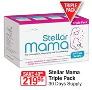 Stellar Mama Triple Pack 30 Days Supply