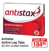 Antistax Active Leg Tabs 30 Film Coated Tablets