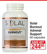 Solal Burnout Adrenal Support 60 Capsules
