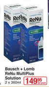 Bausch + Lomb ReNu Multiplus Solution-2 x 360ml Per Pack