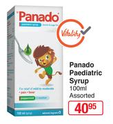 Panado Paediatric Syrup Assorted-100ml