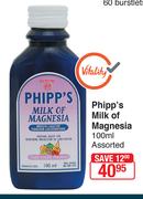 Phipp's Milk Of Magnesia Assorted-100ml