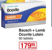Bausch + Lomb Ocuvite Lutein 60 Tablets-Each