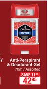 Old Spice Anti Perspirant & Deodorant Gel Assorted-70m