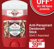 Old Spice Anti Perspirant Deodorant Stick Assorted-50ml