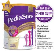Pedia Sure Nutritional Supplement For Children 850gm Assorted-Each