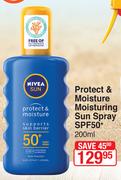 Nivea Sun Protect & Moisture Moisturising Sun Spray SPF50+-200ml