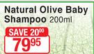 Oh Lief Natural Olive Baby Shampoo-200ml