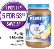 Purity 8 Months Assorted-200ml