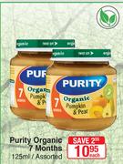 Purity Organic 7 Months Assorted-125ml Each