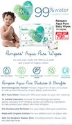 Pampers Aqua Pure Baby Wipes 144 Wipes-Per Pack