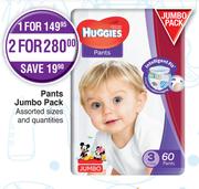 Huggies Pants Jumbo Pack Assorted Sizes & Quantities
