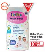 Baby Things Baby Wipes Value Pack 480 Wipes-Per Pack