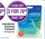 Dentalmate Interdental Cleaning Flossers 36 Flossers