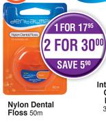 Dentalmate Nylon Dental Floss-50m