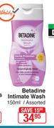 Betadine Intimate Wash Assorted-150ml