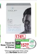 Dquip Travel Kit Nose Trimmer & Shaver-Per Pack