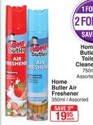 Home Butler Air Freshener Assorted-350ml Each