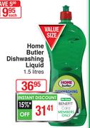 Home Butler Dishwashing Liquid-1.5Ltr 