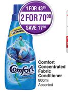 Comfort Concentrated Fabric Conditioner Assorted-800ml