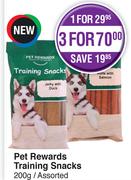 Pet Rewards Training Snacks Assorted-3 x 200g