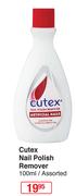 Cutex Nail Polish Remover Assorted-100ml