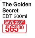 Antonio Banderas The Golden Secret EDT-200ml