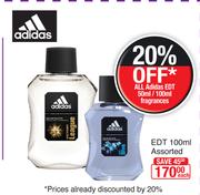 Addidas EDT Assorted-100ml Each