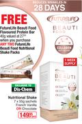 Future Life Beauty Food Nutritional Shake Sachets In French Vanilla Or Chocolates 7 x 55g-Per Pack