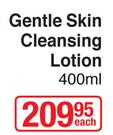Cetaphil Gentle Skin Cleansing Lotion-400ml Each