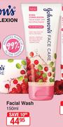 Johnson's Even Complexion Facial Wash-150ml