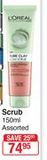 L'Oreal Scrub Assorted-150ml 