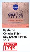 Nivea Hyaluron Cellular Filler Day Cream SPF15-50ml